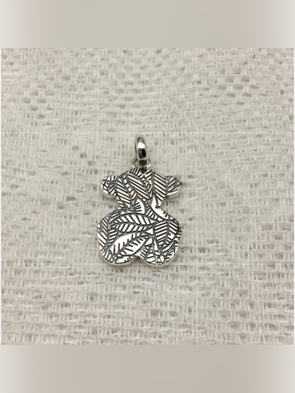 Silver Bear Pendant 925 2CM